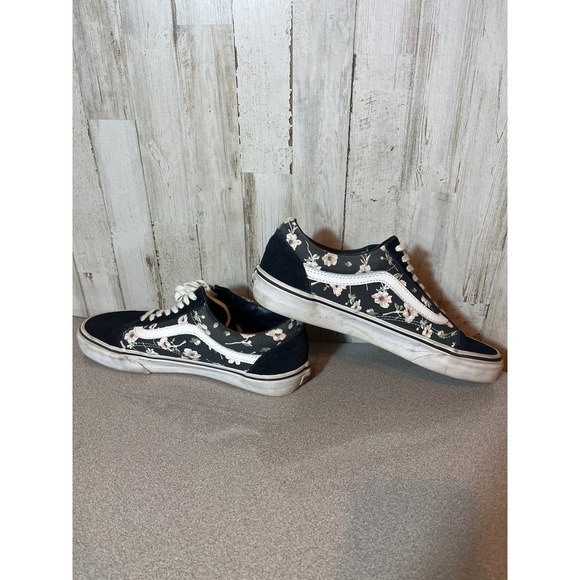 Vans Vintage Floral blue graphite old skool size 9.5 - Picture 3 of 5